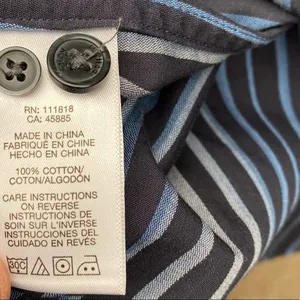 Michael Kors Classic Fit Striped Shirt thumbnail 4