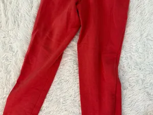 Reebok Red Fleece Jogger Sweatpants Women’s Small NWOT Athleisure thumbnail 4