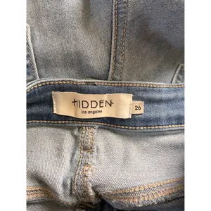 Hidden Los Angeles Wide Leg Distressed Light Wash Jeans HD9461-LT Size 26 thumbnail 7