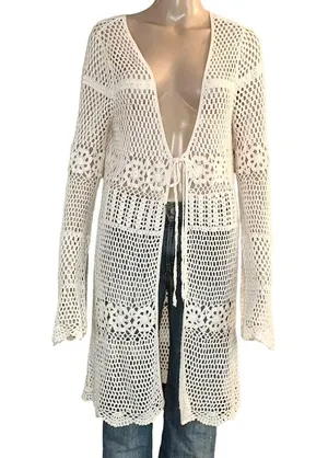 Forever 21 crochet swim cover up thumbnail 4