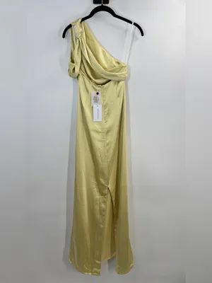 Lovers and Friends Bella Gown in Baby Yellow thumbnail 7