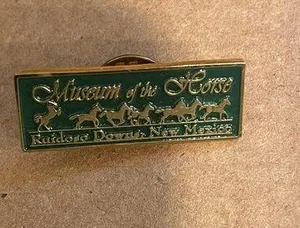Museum of the Horse Ruidoso Downs, New Mexico‎ Vintage Pin Brooch thumbnail 1