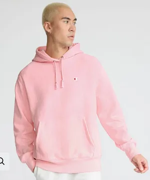 Champion Light Pink Reverse Weave Hoodie thumbnail 1