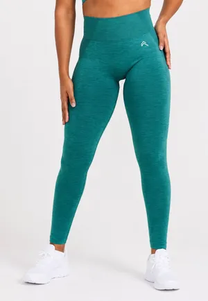 Oner Active Green Seamless High Waisted Gym Leggings Size S Sculpting 27” thumbnail 1