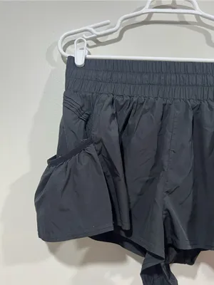 FP Movement by Free People Black Athletic Shorts with Built-In Liner Size Medium thumbnail 2