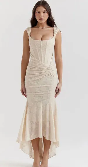 Lemalaya Lace Black Dress thumbnail 3
