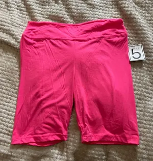 Large Hot Pink Bicycle Shorts  thumbnail 1