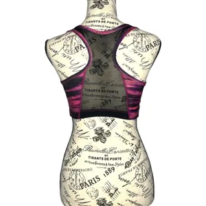 BCG (M) Pink Gradient Racerback Sports Bra Tru‑Wick Fabric Removable Pad Area thumbnail 3