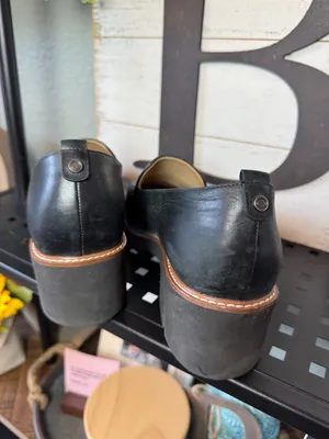 Naturalizer Darry Black Leather Platform Loafers Size 10M thumbnail 6