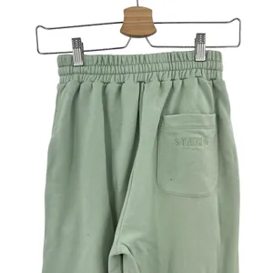 Staud‎ Wide Leg Sweatpants Sage Green Beaded Drawstring Waist Size XS **Flawed thumbnail 9