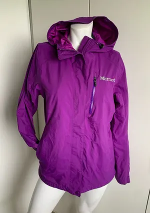 Marmot Ramble Component jacket women’s size small purple hooded jacket thumbnail 1