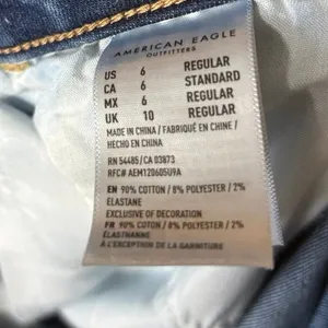 American Eagle‎ Super Hi-Rise Jeggings Size 6 thumbnail 11