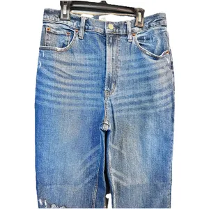 Abercrombie & Fitch The Ankle Straight Ultra High Rise Blue‎ Jeans Women's 28/6L thumbnail 2