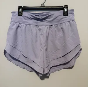 Apana Womens Lavender Purple Active Running Shorts Size Medium Built-in Liner thumbnail 1