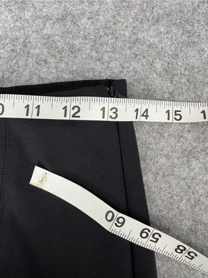 Quince Ultra-stretch Ponte Pintuck Ankle Pants Black size small 27” inseam thumbnail 14