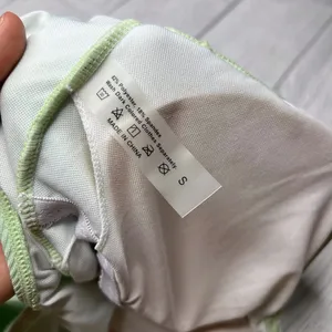 Zaful Sage Green Crinkle Ribbed One Piece Deep Scoop Neck One Piece Swimsuit S thumbnail 6