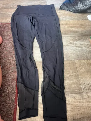 Lululemon Black Mesh-Panel High-Waist Leggings thumbnail 7