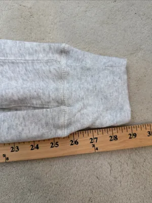 Abercrombie Soft A&F Light Grey Pull On Lounge Jogger Sweatpants Size Small thumbnail 7