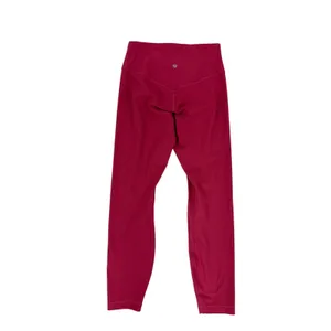Lululemon Red Leggings Size 6 – Gently Used Excellent Condition thumbnail 3