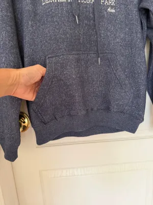 New Denali National Park Hoodie Woman’s Navy Blue Sweatshirt Outdoor, Sz S/M thumbnail 3