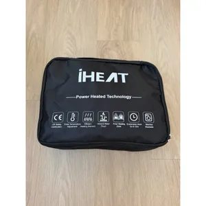iHeat Rechargeable Battery Heated Black Hooded WinterCoat Woman Small thumbnail 4