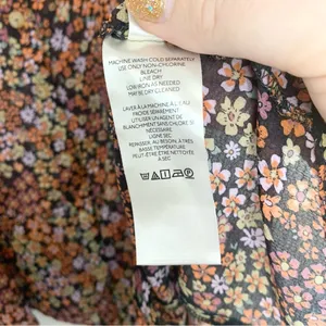Free People Bonnie Floral Chiffon Mini Dress Size XS thumbnail 15
