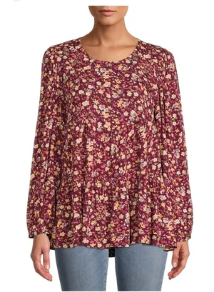 women's floral shirt thumbnail 1