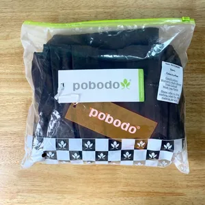 NWT Pobodo High Waisted Yoga Casual Wide Leg Pants Size L Brown thumbnail 7