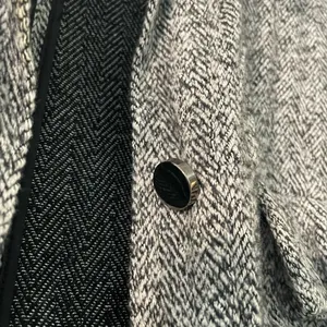 Zara Gray Button-Up Shirt thumbnail 4