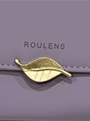 Roulens Lavender Purple RFID Blocking PU Leather Leaf Pendant Card Holder Wallet thumbnail 6