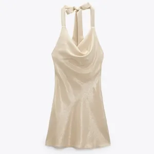 ZARA SATIN MINI DRESS thumbnail 2