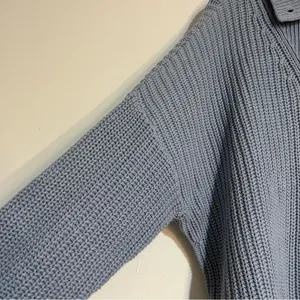 Talbots Haven Well Within Knit Button Up Mock Neck Sweater Blue XXL Fisherman thumbnail 6
