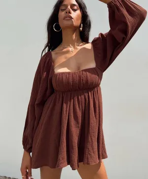 Princess Polly Beck Long Sleeve Romper thumbnail 1