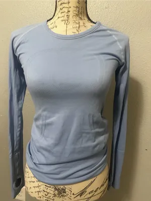 Lululemon Run: Swiftly Tech Long Sleeve Lavender Dusk size 4 new without tags 🍋 thumbnail 4