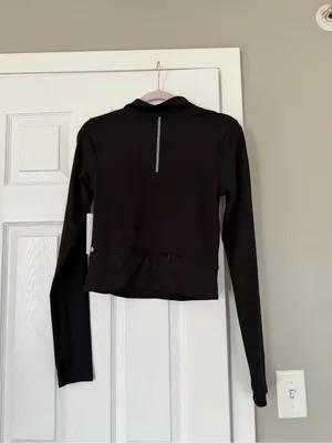 Yogalicious Lux Black Workout Long Sleeve Top New Gym thumbnail 7