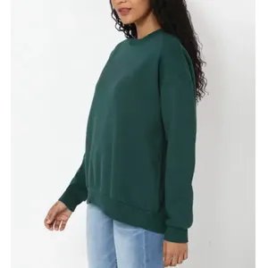 Cozy Crewneck Sweatshirt in Evergreen Green Size Medium American Eagle thumbnail 2