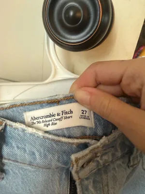 Abercrombie Jean Shorts High-Rise thumbnail 3