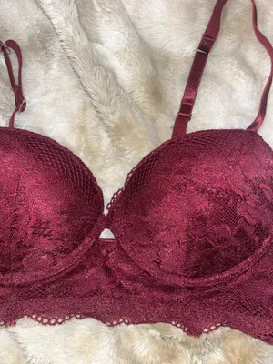 TJ Maxx Red Lace Push-Up Bra thumbnail 2