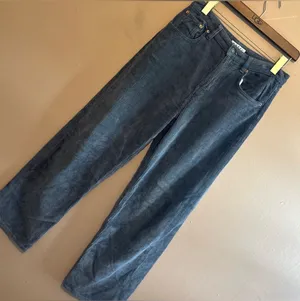 Motel Rocks Corduroy Wide Leg Pants Size Medium Gray thumbnail 3