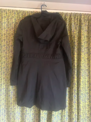 Black Windbreaker Jacket With Removeable Good Woman’s Size S thumbnail 7