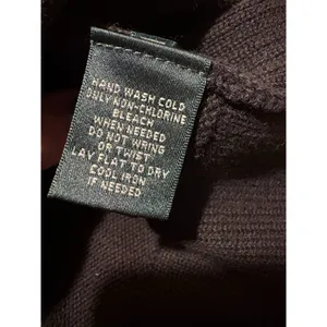 Lauren Ralph Lauren Mock Neck Quarter Zip Long Sweater Dress Black‎ Size PS thumbnail 9