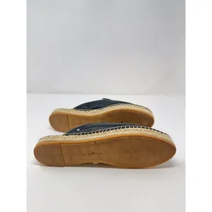 Sam Edelman Kerry Womens Mules Black Leather Espadrille Comfort Sandals US 9 M thumbnail 6