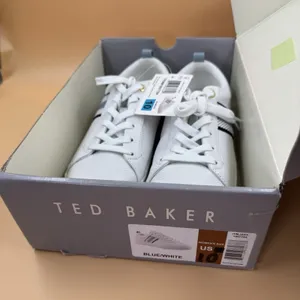 Ted Baker Women s Leather Sneakers, Blue/White, Size 10 thumbnail 9