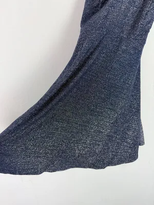 NWT Lulus You Glow Girl Silver and Navy Blue Backless Skater Dress Size XS NEW thumbnail 5