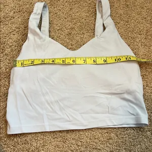 Offline by Aerie White Cropped Tank Top Size Small thumbnail 3