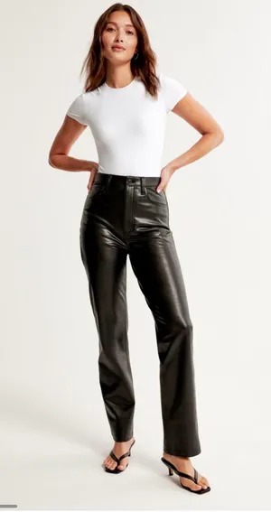 Abercrombie Leather Pants Vegan thumbnail 1