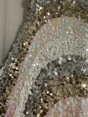 Sequin Mini Dress Silver Size XS thumbnail 3