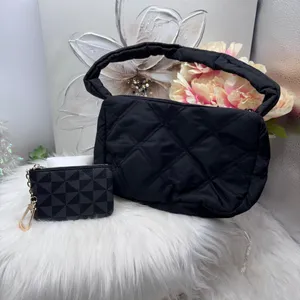 The Errands Grab & Go Quilted Nylon Handbag w/ card zipper wallet thumbnail 5