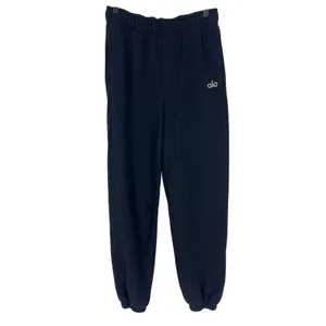 Alo Yoga Accolade Black Crewneck Jogger Sweatpants Set Estimated Small thumbnail 6