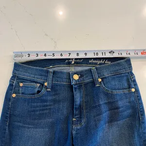 7 for all mankind Straight Leg Jeans Size 28‎ thumbnail 7